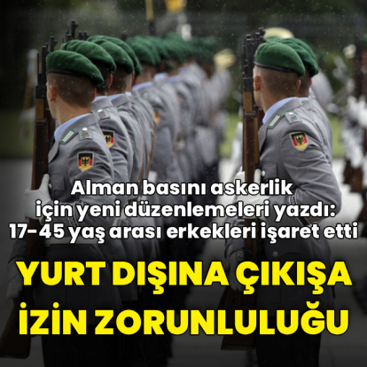 Almanya'da askerlik için yeni düzenlemeler