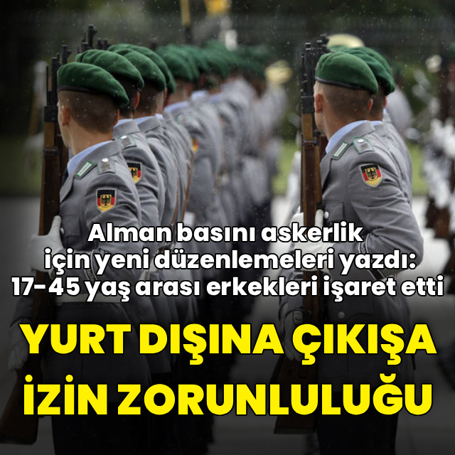 Almanya'da askerlik için yeni düzenlemeler