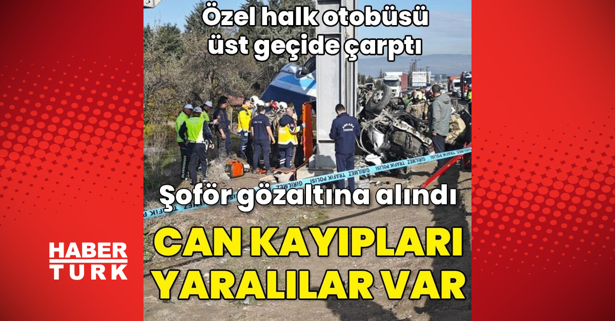 Ankara'da Özel Halk Otobüsü Kaza, 5 Ölüm, 14 Yaralı