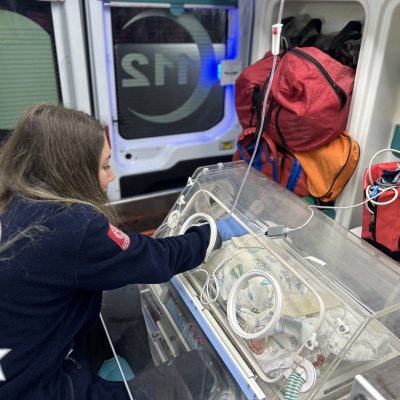 Ambulans uçakla Ankara'ya sevk edildi