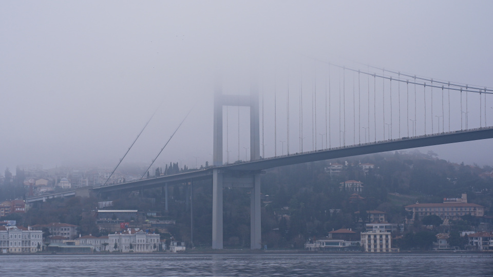 İstanbul'da yoğun sis
