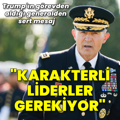 Trump'ın görevden aldığı generalden sert mesaj