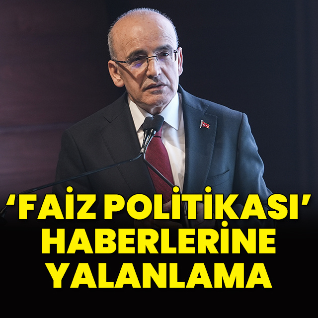'Faiz politikası' haberlerine yalanlama