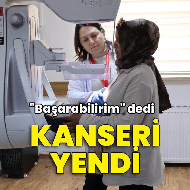 "Başarabilirim" dedi, kanseri yendi