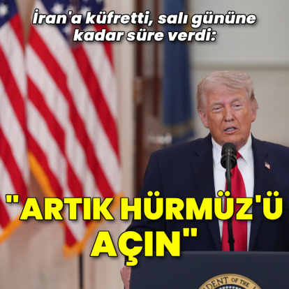 Trump'tan İran'a küfürlü paylaşım: Hürmüz'ü artık açın