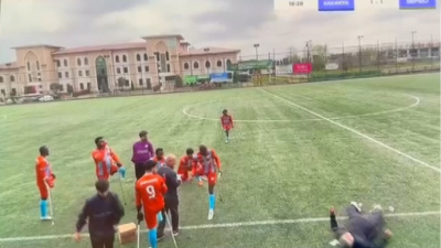 Ampute futbol maçında hayatını kaybetti