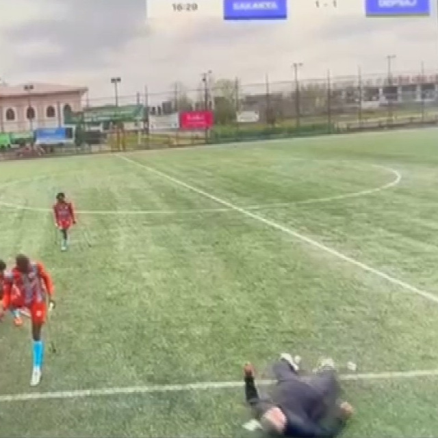 Ampute futbol maçında hayatını kaybetti