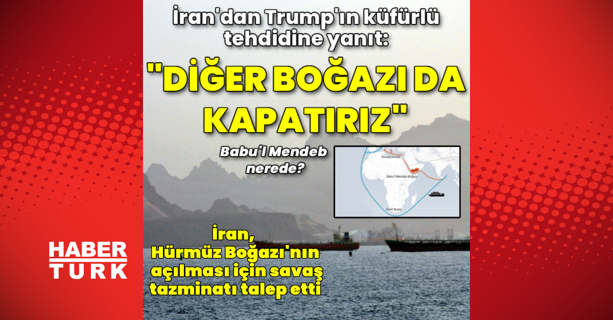 İran Trump'acevap verdi: Saldırıya yanıt olarak diğer boğaz kapatacağız