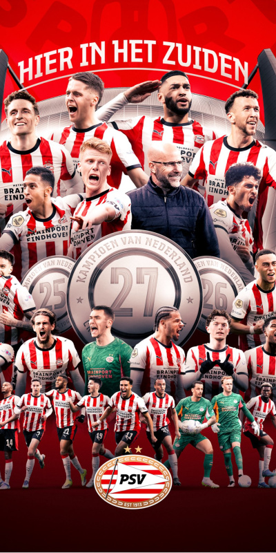 Hollanda'da şampiyon PSV!