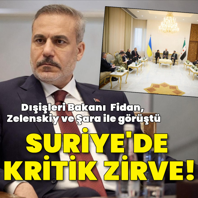 Suriye'de kritik zirve!