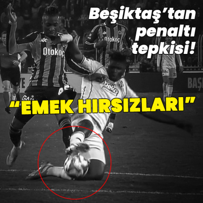 Beşiktaş'tan penaltı tepkisi!