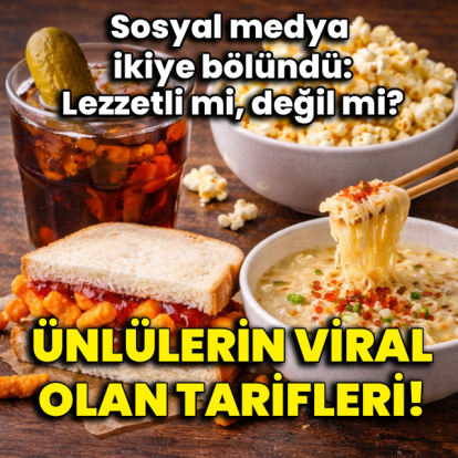 Ünlülerin viral olan ilginç tarifleri!