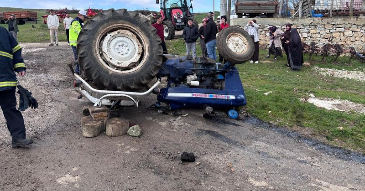 Bilecik Bozüyük'tetraktör kazası sonucunda ölüme yol açtı