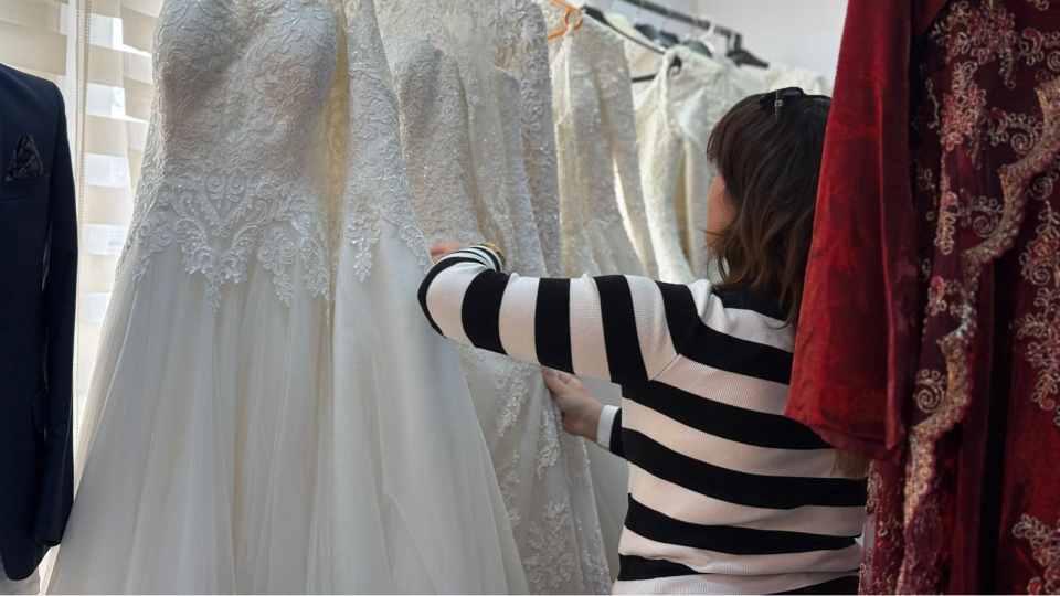 Sincan Belediyesi'nden gelinlik desteği