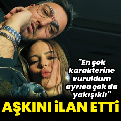 Aşkını ilan etti
