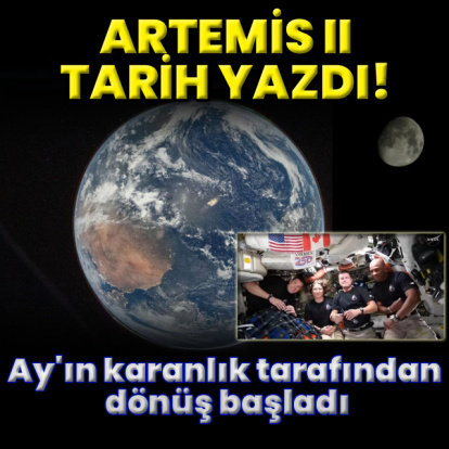 Ay’ın karanlık yüzünden dönüş başladı!