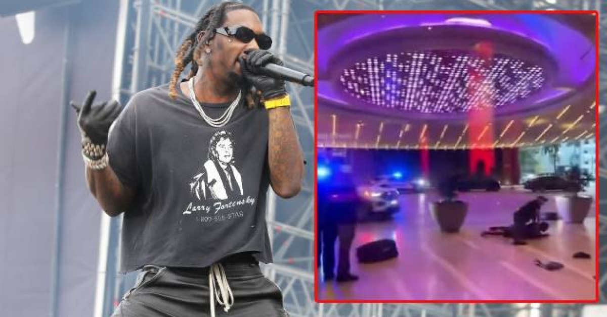 Rap şarkıcısı Offset silahla vuruldu