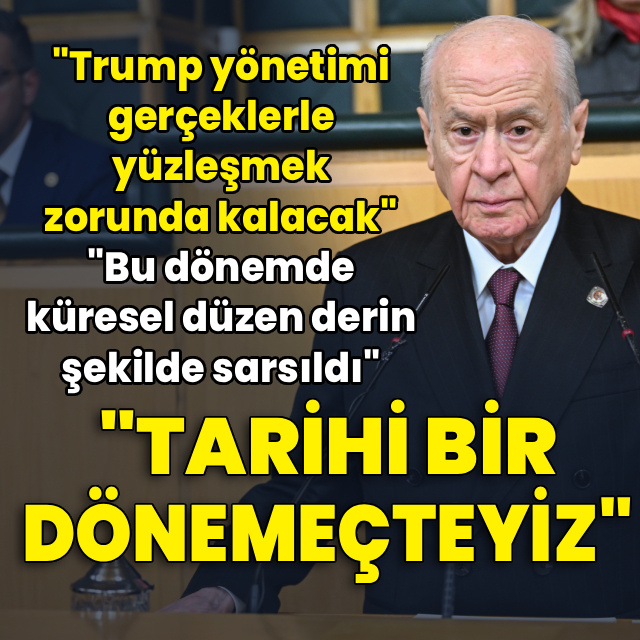 MHP lideri Bahçeli'den açıklamalar