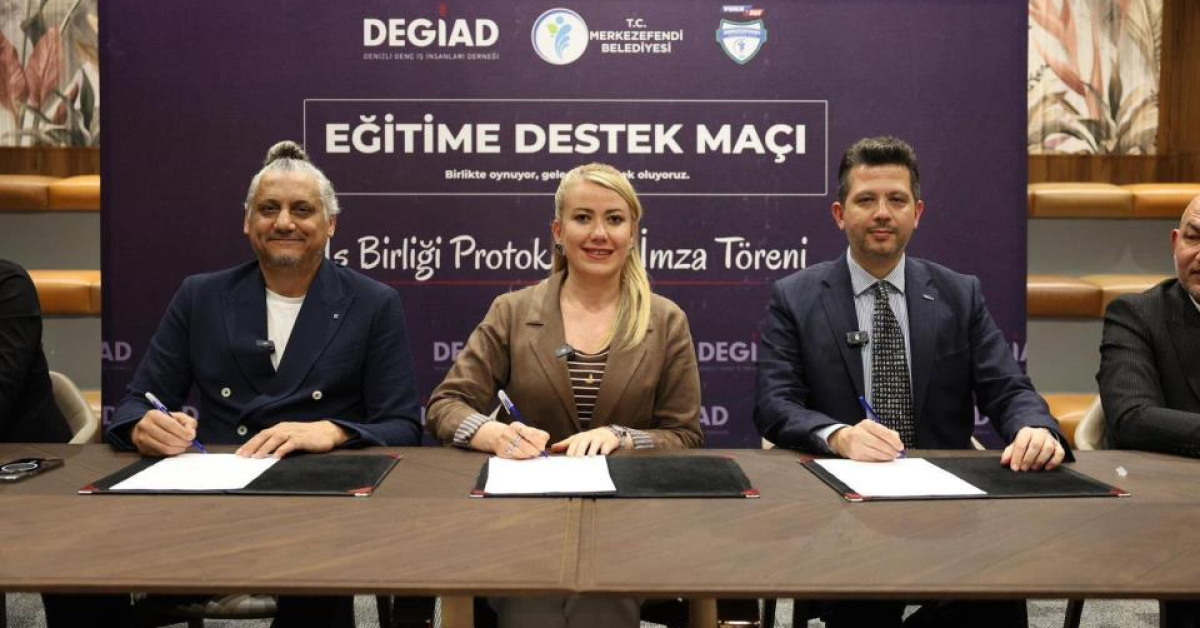 Merkezefendi Belediyesi ile DEGİAD'in Eğitim Destek Maçı