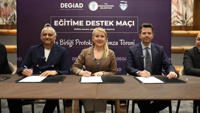 Merkezefendi'de eğitime destek maçı