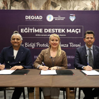 Merkezefendi'de eğitime destek maçı