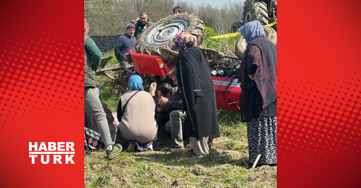 Düzce'detraktör devrişi sonucunda sürücü ölü
