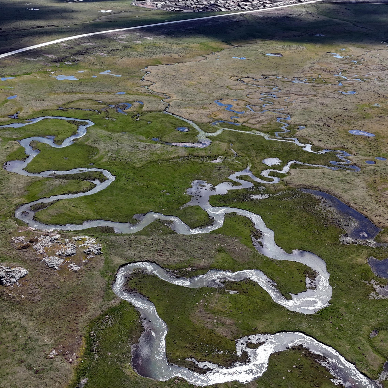 Eşsiz güzellik... Tamamen suyla kaplandı!