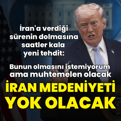 Trump'tan İran'a yeni tehdit!