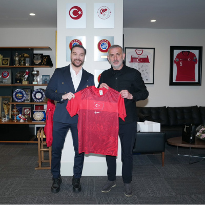 TFF Başkanı'nı ziyaret etti