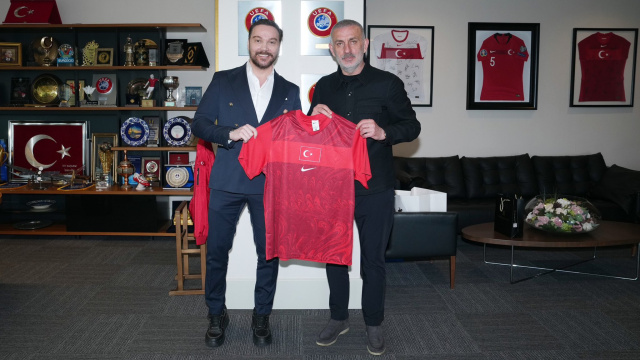 TFF Başkanı'nı ziyaret etti