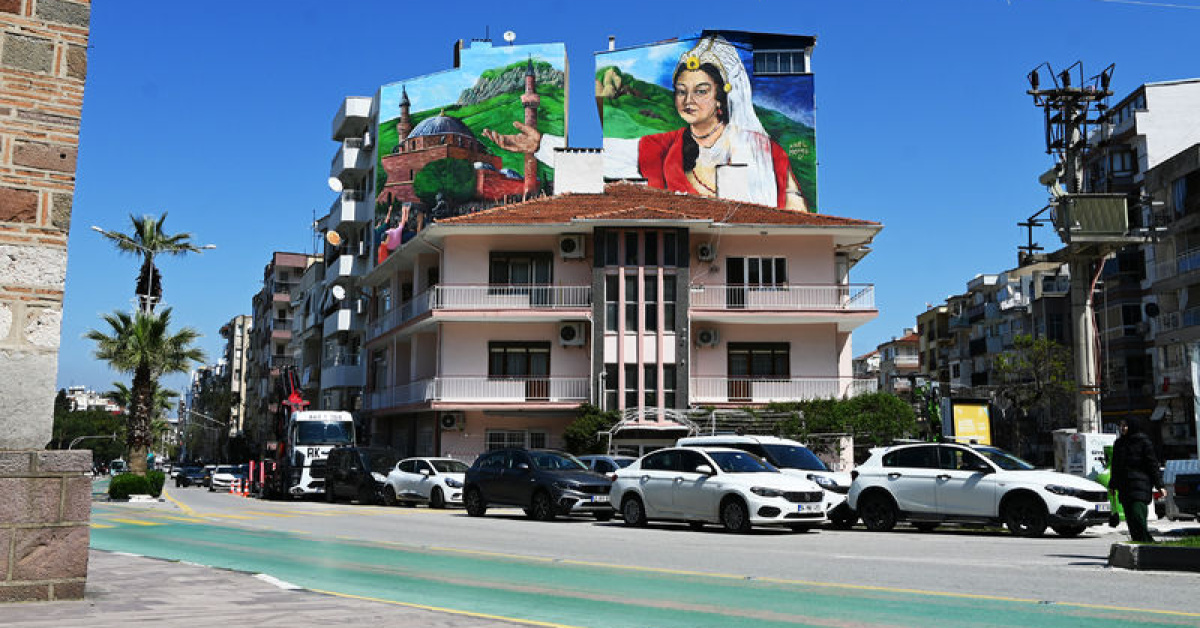 Manisa'da Festivalde Duvar Renklendi