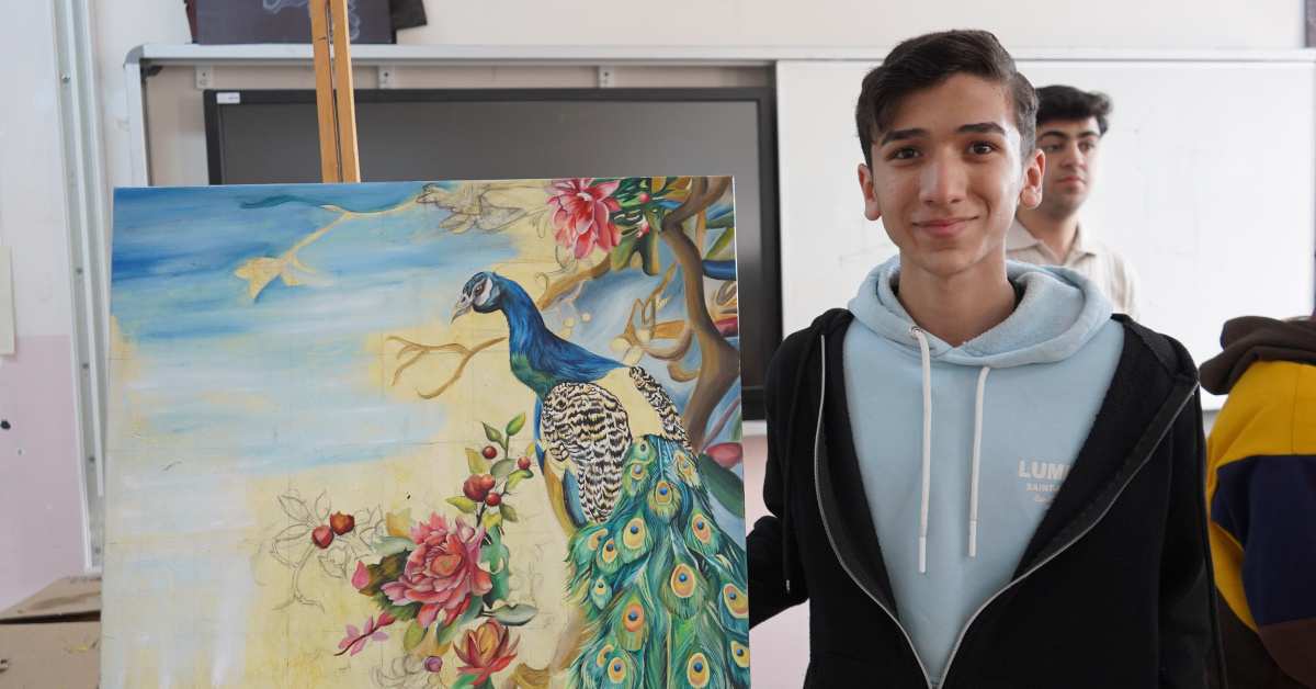 Şırnaklı Hüsam, ABD'detam burslu kabul aldı