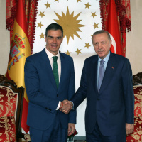 Cumhurbaşkanı Erdoğan, Sanchez ile görüştü