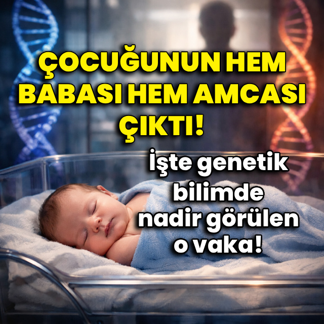 Çocuğunun hem babası hem amcası çıktı!