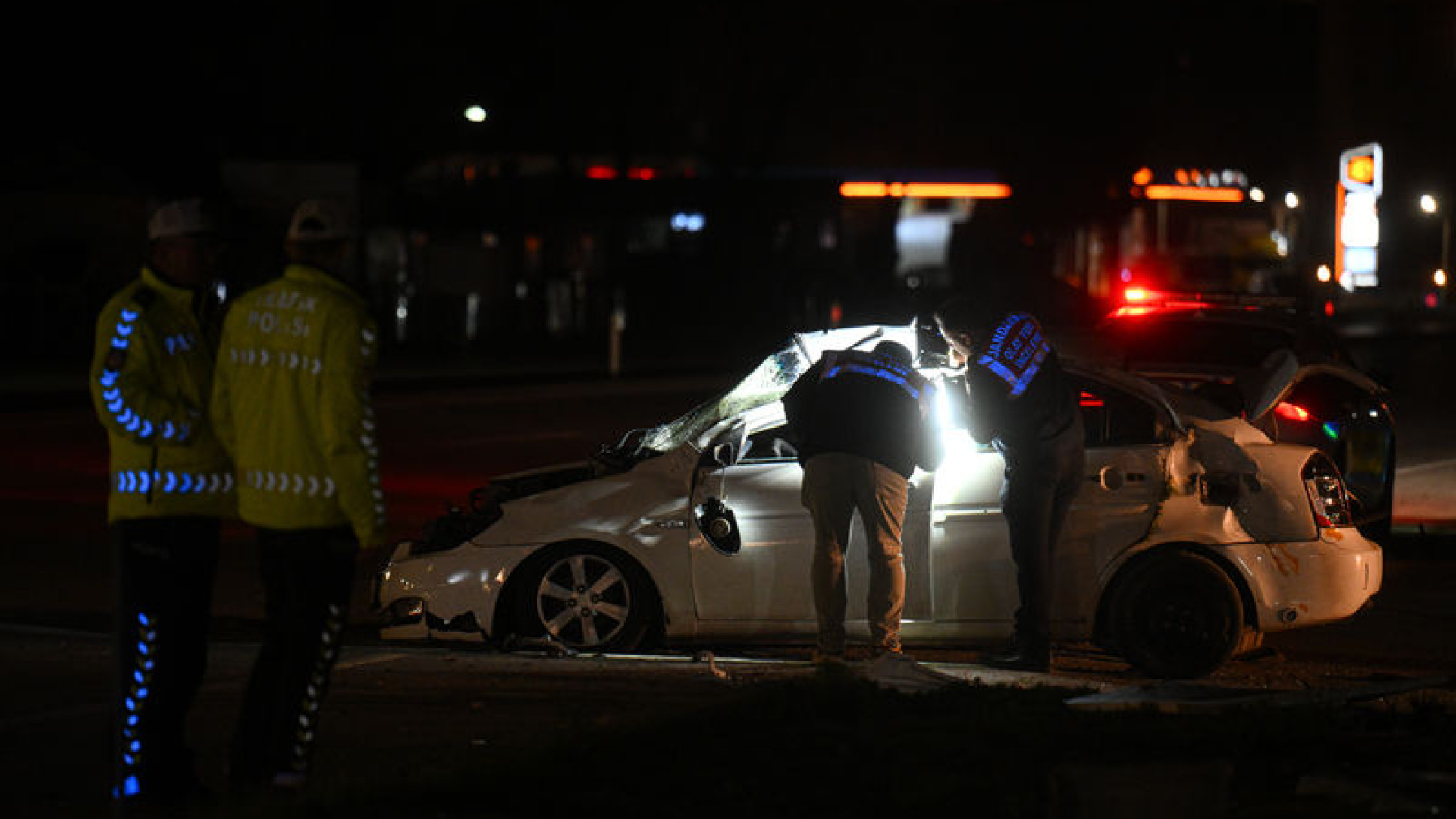 Ankara'da takla atan otomobilin çarptığı TIR sürücüsü öldü | Son dakika haberleri