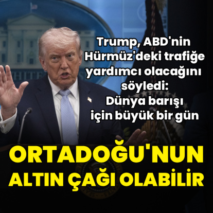 Trump: Ortadoğu'nun altın çağı olabilir