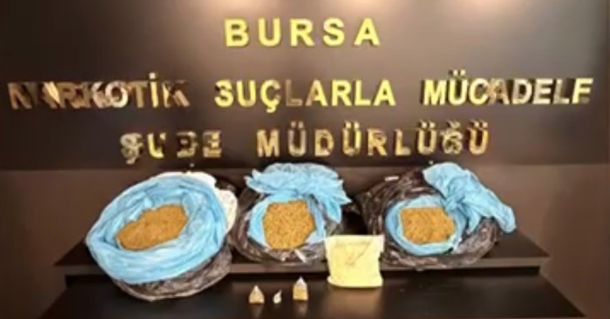 Bursa’da Uyuşturucu Ele Geçirme Operasyonu