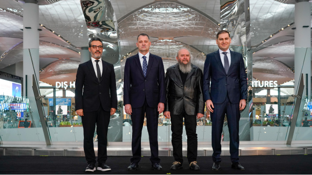 İstanbul Havalimanı'nda dev sanat eseri