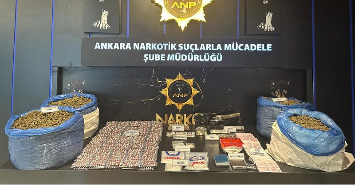 Ankara'da Narkotik Operasyonları Sonuçlarında 107 Şüpheli Gözaltına Alındı