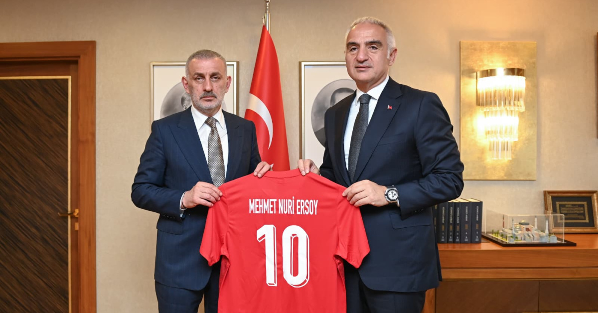 Bakan Ersoy Hacıosmanoğlu'nukabul ettir - Türkiye'nin turizm potansiyeli