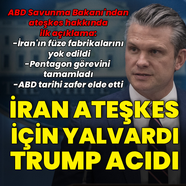 ABD Savunma Bakanı: Trump İran'a acıdı