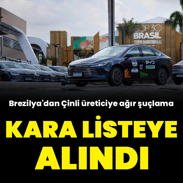 Çinli şirket Brezilya'da kara listeye alındı