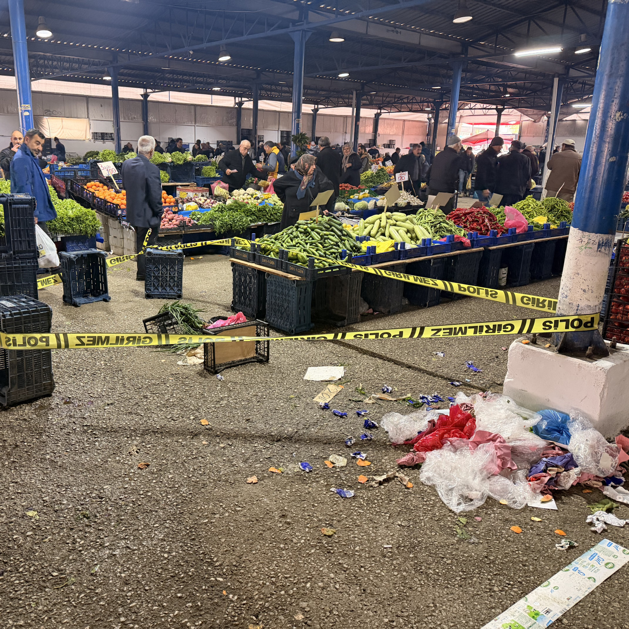 Pazardaki kavga kanlı bitti