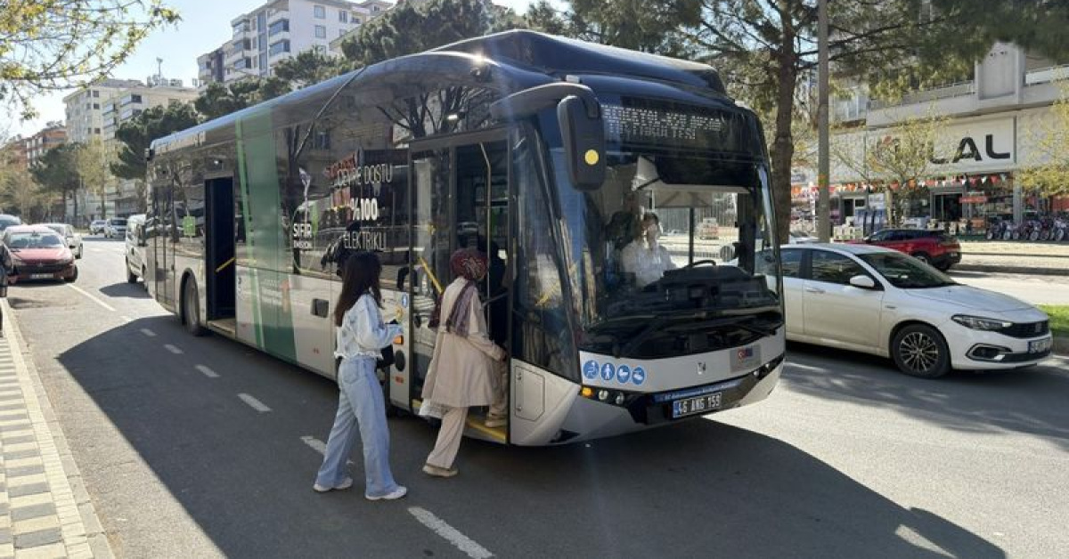 Kahramanmaraş'taelektrikli otobüsler hizmete başladı