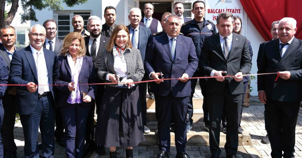 Adana'dayeni İtfaiye istasyonu açıldı