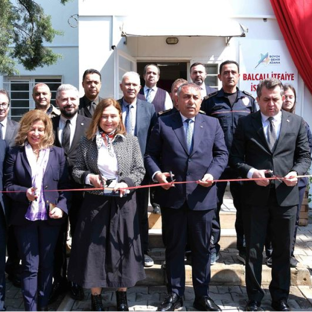 Adana'da 23. İtfaiye İstasyonu hizmete açıldı