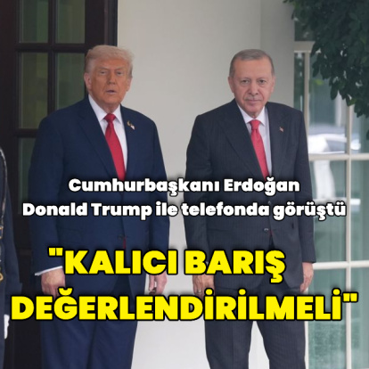 Cumhurbaşkanı Erdoğan, Trump ile görüştü