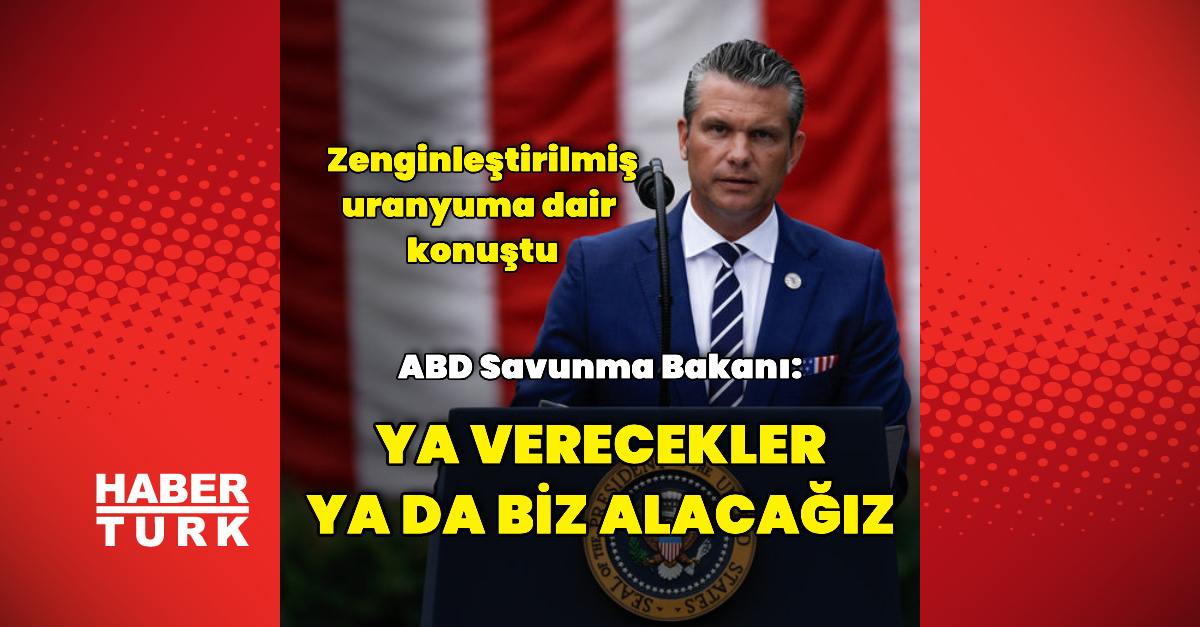 Hegseth: ABD'nin İran'dakalacağını venükleer silahları devretmesini