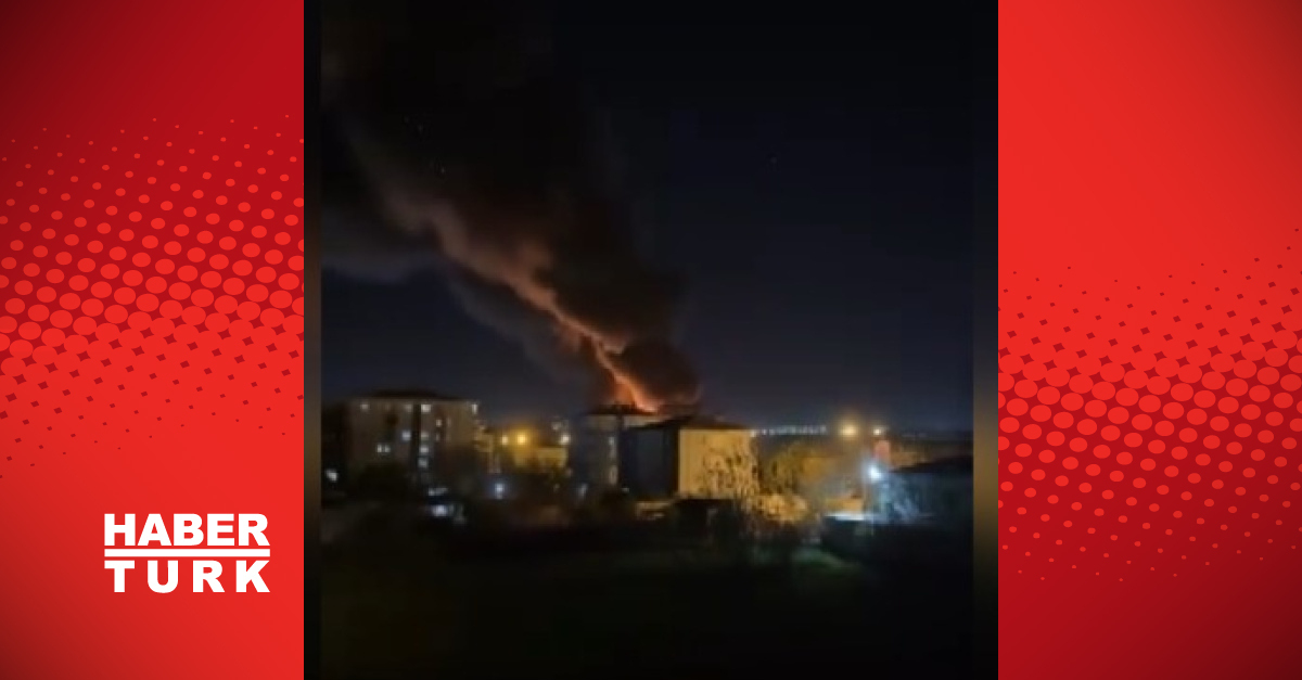 Tuzla'da Kumaş Fabrikasında Yangın