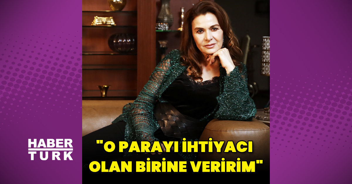 Hatice Aslan, botoks yerine ihtiyaç olan birine para verir